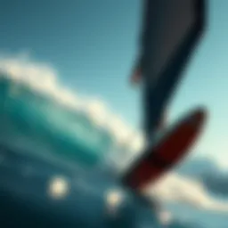 Innovative design of Armstrong surf foil highlighting its aerodynamic shape