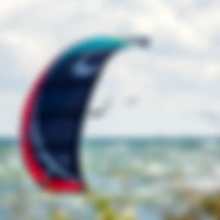 Artistic designs on a blank kite illustrating personal expression