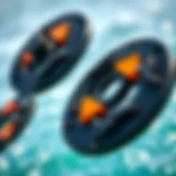 Close-up view of Axis plates showcasing their design