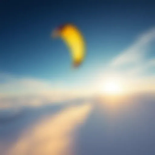 High Wind Kite in Action High wind kite soaring through the sky