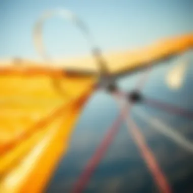 Close-up of a lightweight kite design