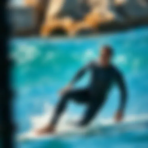 Flexibility in Neoprene Materials High-quality neoprene wetsuit showcasing flexibility