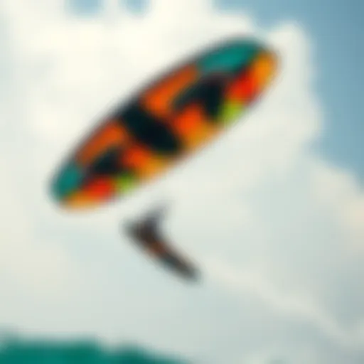 Cabrinha Contra 15m kite in action