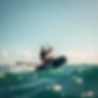 Kiteboarder Experiencing Versatility with Cabrinha Contra 15m Kiteboarder using Cabrinha Contra 15m in varied winds