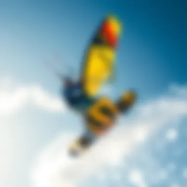 Stability and Performance of the Cabrinha Switchblade Cabrinha Switchblade showcasing stability and performance in strong winds