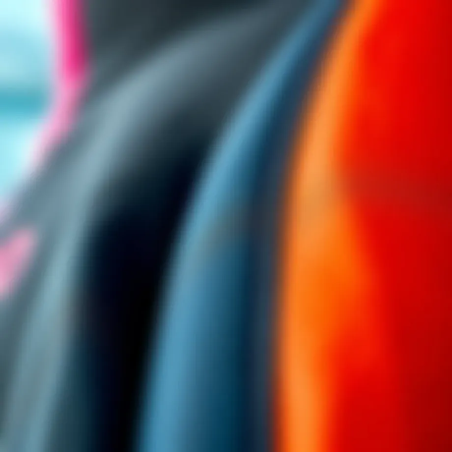 Close-up view of wetsuit material showcasing texture and flexibility