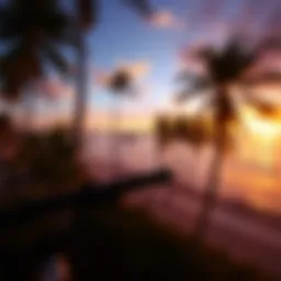 A stunning sunset view from the Coconut Bay Resort & Spa