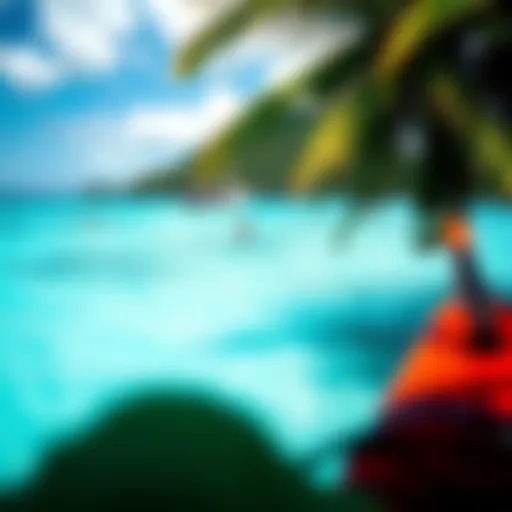 Breathtaking Turquoise Waters of Coconut Bay Serene view of Coconut Bay's turquoise waters