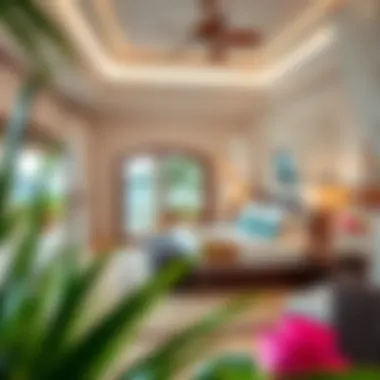 Elegant Accommodation Suite Offering Comfort and Style Luxurious accommodation suite at Coconut Beach Resort