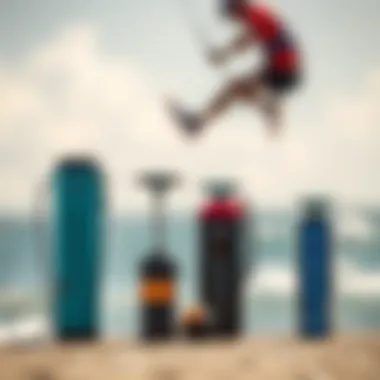 Comparison of Fone Kite Pump with Competitors Comparison chart of Fone kite pump with competitor models