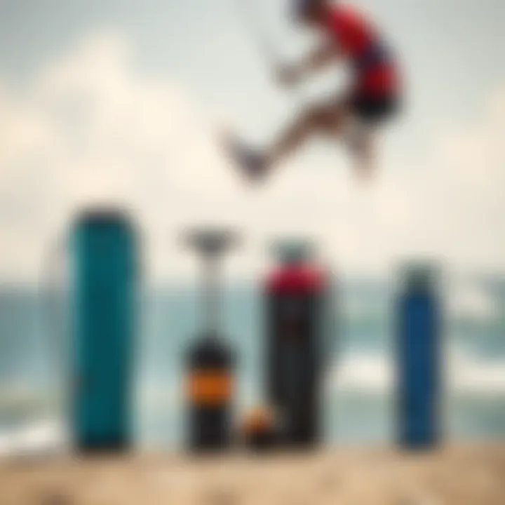 Comparison of Fone Kite Pump with Competitors Comparison chart of Fone kite pump with competitor models