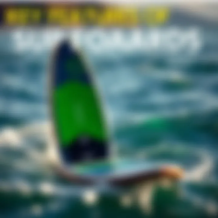 Key Features of Inflatable SUP Foil Boards An infographic highlighting key features and benefits of inflatable SUP foil boards.