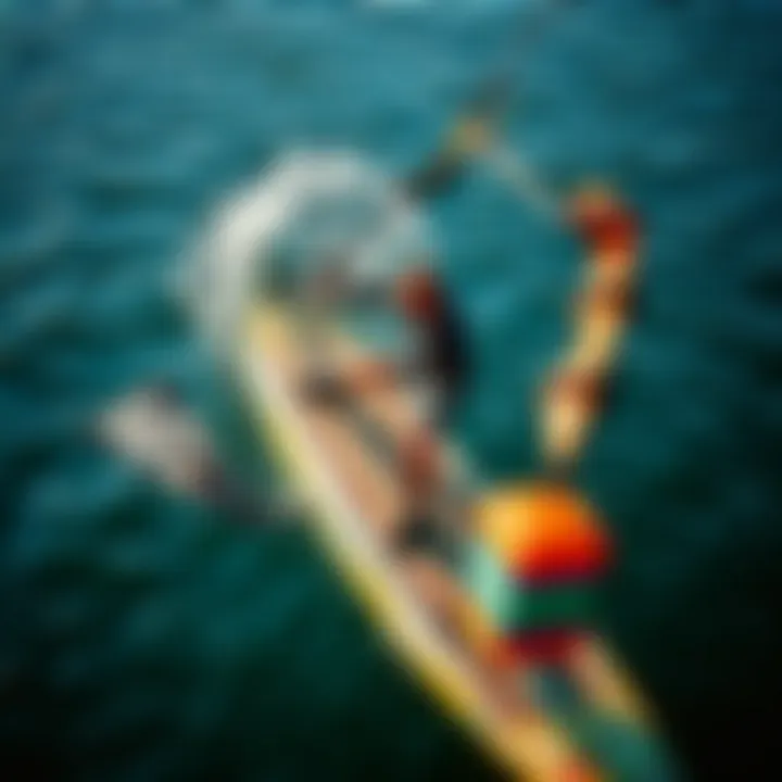 Mastering Foilboarding Techniques A rider demonstrating advanced foilboarding techniques on the water