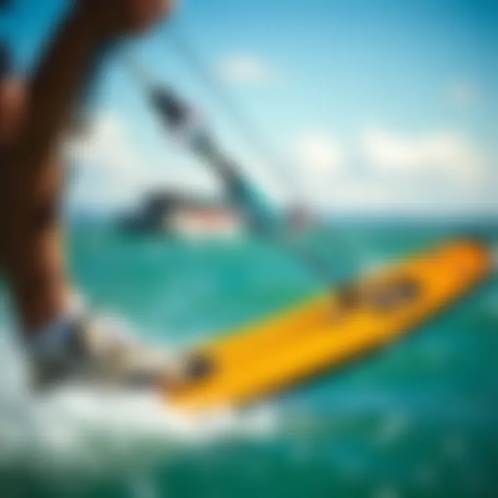 Durable Repair Results on Kiteboarding Equipment Completed repair on kiteboarding equipment showing durability