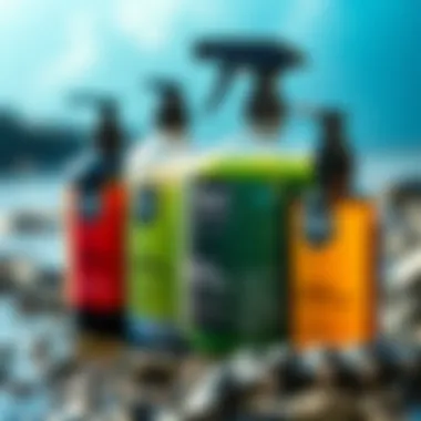 Eco-Friendly Wetsuit Care Products Eco-friendly wetsuit care products displayed