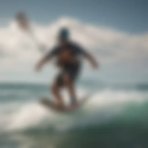 Vibrant kiteboarding scene at El Pescadero beach