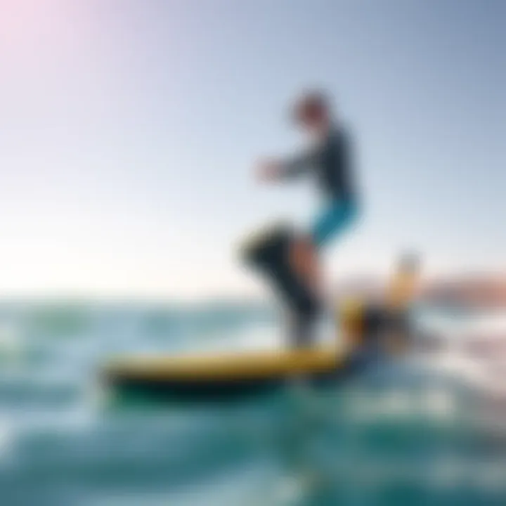 Close-up of innovative electric propulsion technology