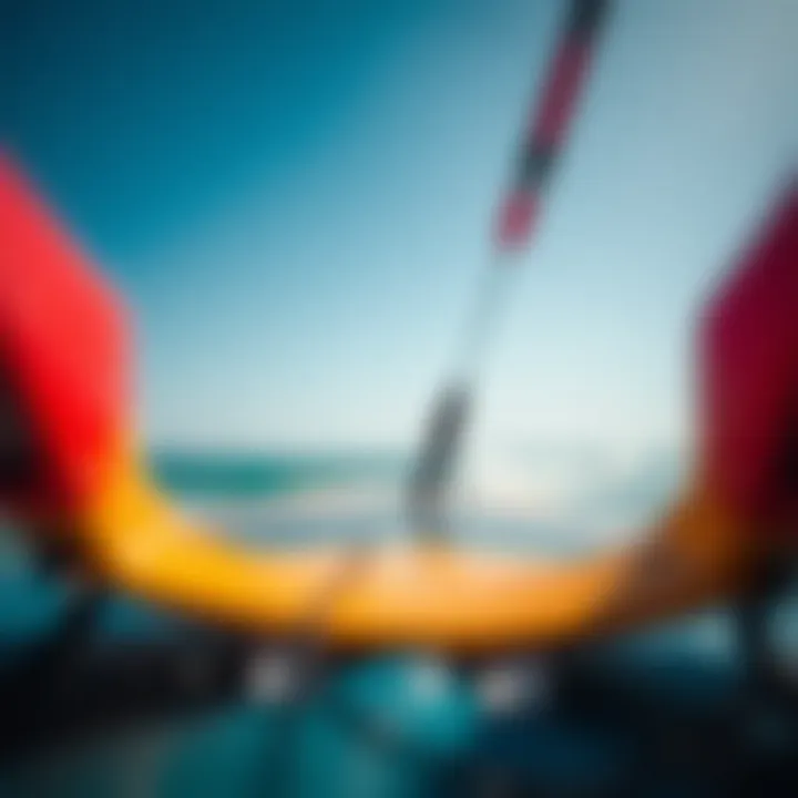 Innovative Design Features Close-up of the innovative design elements of the Armstrong Foilboard