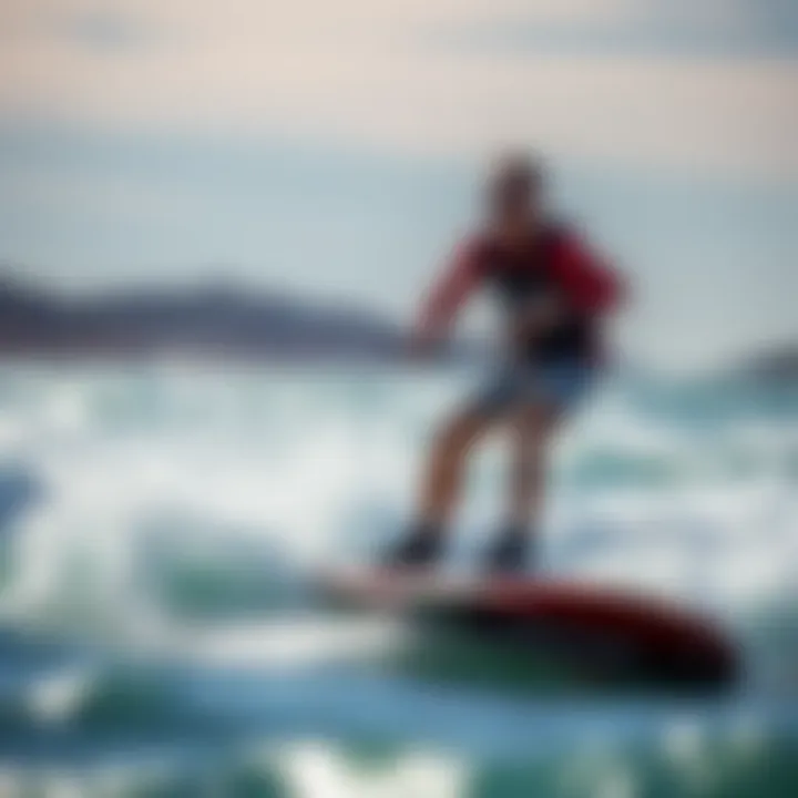 Exhilarating Performance Experience Rider experiencing the exhilarating performance of the Armstrong Foilboard