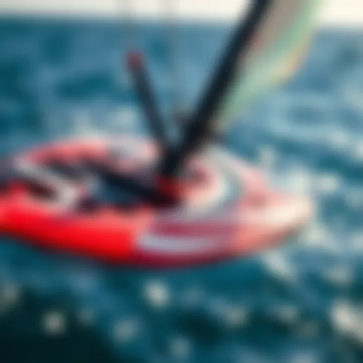 Hydrofoil Construction and Materials A detailed view of a hydrofoil's construction and materials