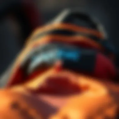 Durable Construction of Dakine Bags A close-up view of a Dakine bag showcasing its durable material and stitching.