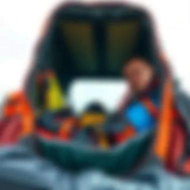 Spacious Interior for Kiteboarding Equipment A Dakine bag packed with kiteboarding gear, highlighting its spacious interior.