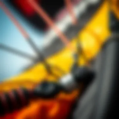 Duotone Kite Construction Details Close-up of duotone kite construction and materials