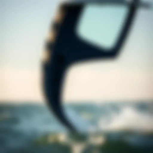 A close-up of an efoil showcasing its sleek design and features