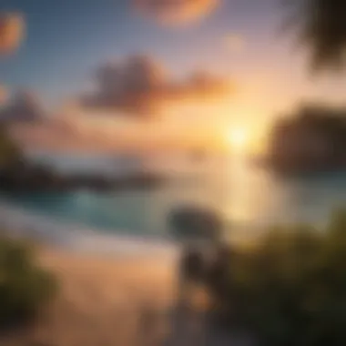 Beautiful Sunset at Cat Island Beautiful sunset at Cat Island