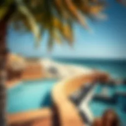 Luxurious beachfront resort in Dakhla overlooking the ocean