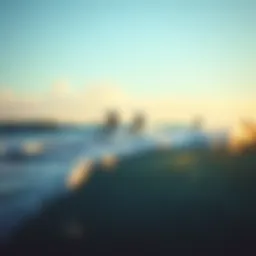 Kiteboarders gliding over the waves at Jalama Beach