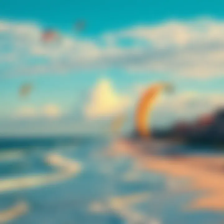 St. Pete Beach with Kites in the Sky Breathtaking view of St. Pete beach with kites in the sky