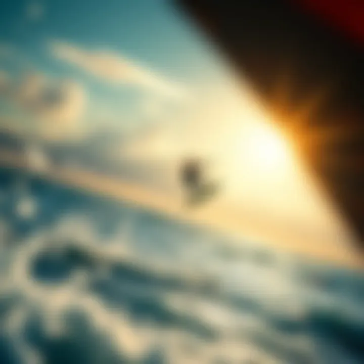 Ideal Kiteboarding Location Scenic location for kiteboarding lessons