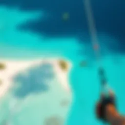 Aerial view of Providenciales showcasing its turquoise waters and white sandy beaches