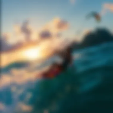 Kiteboarding in St. Lucia's Vibrant Waters Kiteboarding enthusiasts enjoying the vibrant waters of St. Lucia