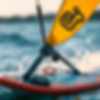 High-Quality Wake Foil Equipment A close-up of high-quality wake foil equipment