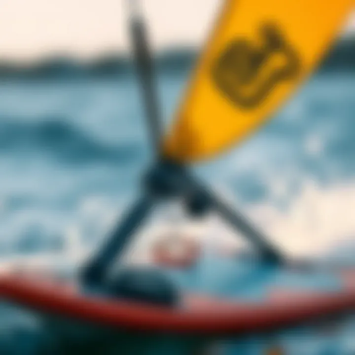 High-Quality Wake Foil Equipment A close-up of high-quality wake foil equipment