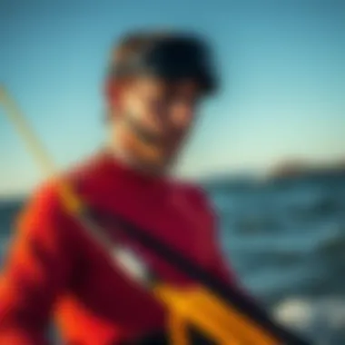 Expert Maintenance Tips for Board Leashes Expert kiteboarder providing tips on maintaining a board leash