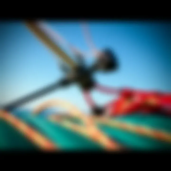 Understanding Key Components of Kites Close-up of kite components and materials