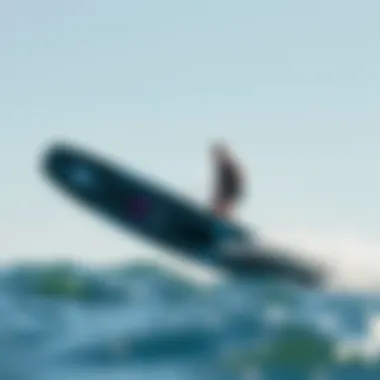 Future Trends in Foiling Technology A futuristic foiling board design indicating advancements in technology.