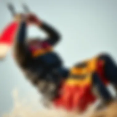 Materials Used in Kite Vests An illustration showcasing the various materials used in kite vests