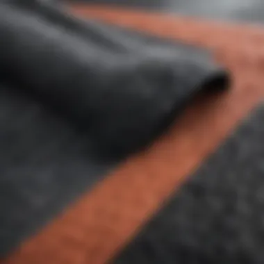 Close-up of the Mystic Marshall wetsuit fabric showcasing its unique texture