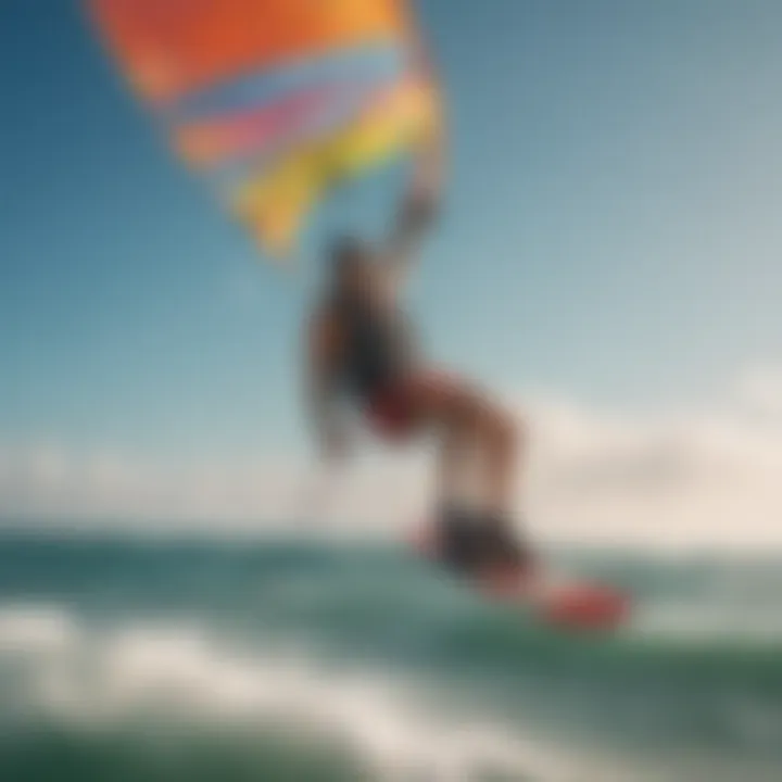 A kiteboarding enthusiast enjoying a sunny day