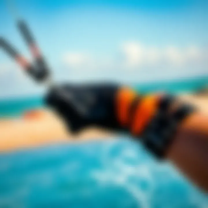 Innovative Kiteboarding Gloves Innovative kiteboarding gloves showcasing unique grip technology