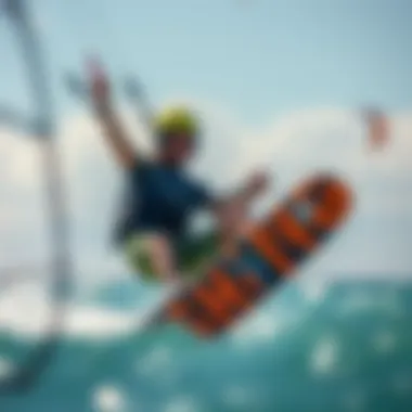 Enhancing Safety in Kiteboarding Adventures Kiteboarding safety measures in action