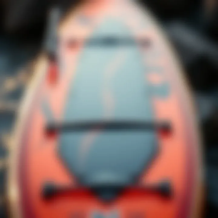 Innovative Technology of Wing Surf Foil Board Close-up of wing surf foil board technology showcasing its unique features