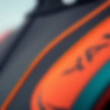 Textural Details of Yamamoto Neoprene Close-up of Yamamoto neoprene texture