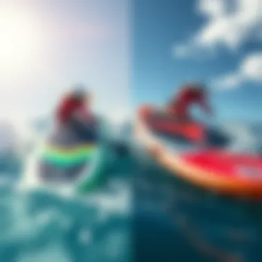 Comparative Analysis of Fanatic SUP A side-by-side comparison of a Fanatic SUP with a competitor model