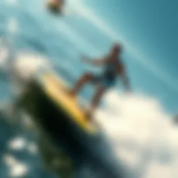 Fliteboard eFoil cruising over water