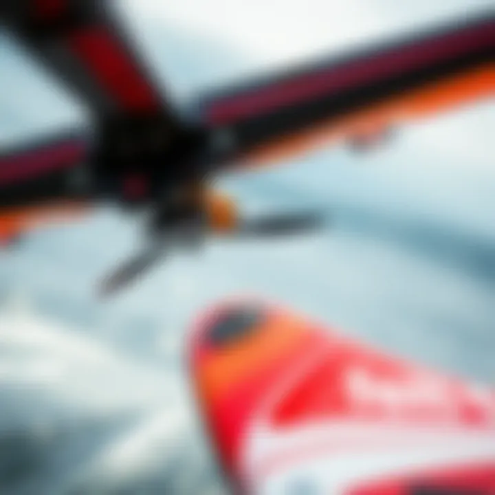 Innovative Features of the Fliteboard eFoil Close-up of Fliteboard eFoil features